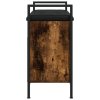 Lavice s botníkem kouřový dub 65,5x32x57,5 cm kompozitní dřevo 835204