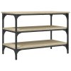 Lavice s botníkem dub sonoma 70 x 38,5 x 49 cm kompozitní dřevo 839039