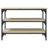 Lavice s botníkem dub sonoma 70 x 38,5 x 49 cm kompozitní dřevo 839039