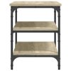 Lavice s botníkem dub sonoma 70 x 38,5 x 49 cm kompozitní dřevo 839039