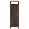 Botník se 4 výklopnými zásuvkami hnědý dub 100 x 34 x 112 cm 3214417