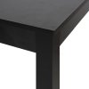 Barový stůl MDF černý 115 x 55 x 107 cm 240378