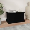 Úložný box černý 50 x 30 x 28 cm kompozitní dřevo 816497