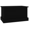 Úložný box černý 50 x 30 x 28 cm kompozitní dřevo 816497