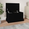 Úložný box černý 50 x 30 x 28 cm kompozitní dřevo 816497