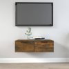 Nástěnná skříňka kouřový dub 68 x 30 x 20 cm kompozitní dřevo 817093