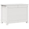 Úložný box bílá 60x32x45,5 cm masivní borové dřevo 823545