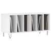 Skříňka na LP desky bílá 100 x 38 x 48 cm kompozitní dřevo 831748
