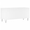 Skříňka na LP desky bílá 100 x 38 x 48 cm kompozitní dřevo 831748