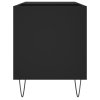 Skříňka na LP desky černá 85 x 38 x 48 cm kompozitní dřevo 831701