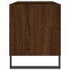 Skříňka na LP desky hnědý dub 85 x 38 x 48 cm kompozitní dřevo 831715