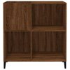 Skříňka na LP desky hnědý dub 84,5x38x89 cm kompozitní dřevo 832004