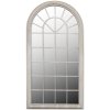 Zahradní zrcadlo rustikální oblouk 60 x 116 cm interiér i exteriér 41224