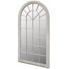 Zahradní zrcadlo rustikální oblouk 60 x 116 cm interiér i exteriér 41224
