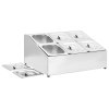 Nástavba na gastronádoby pro 6 GN 1/6 nádob nerezová ocel 51224