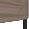 Skládací party stan taupe 2 x 2 m 93498