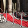 3dílná sada VIP vymezovacích sloupků nerezová ocel stříbrná 145731
