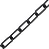 Výstražný řetěz černý 30 m Ø 6 mm plast 150931