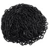 Výstražný řetěz černý 30 m Ø 6 mm plast 150931