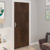 Samolepící tapety na dveře 2 ks tmavý dub 210 x 90 cm PVC 146112