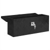 Úložný box černý 50 x 15 x 20,5 cm hliník 152247