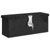 Úložný box černý 50 x 15 x 20,5 cm hliník 152247