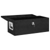 Úložný box černý 70 x 31 x 27 cm hliník 152251
