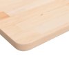 Čtvercová stolní deska 90x90x2,5 cm masivní dub bez úprav 342933