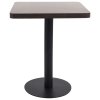 Bistro stolek tmavě hnědý 60 x 60 cm MDF 286431