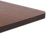 Bistro stolek tmavě hnědý 60 x 60 cm MDF 286431
