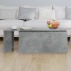 Konferenční stolek betonově šedý 150 x 50 x 35 cm dřevotříska 801341