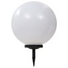 Zahradní solární lampy 2 ks LED kulovité 40 cm RGB 277129