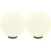 Kulovité LED lampy 4 ks koule 30 cm PMMA 277143