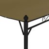 Stínící markýza 3 x 2,4 m taupe 180 g/m² 312216