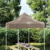 Střecha k party stanu 2 x 2 m taupe 270 g/m² 315343