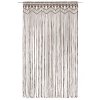 Macramé závěs taupe 140 x 240 cm bavlna 323982