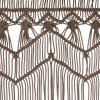Macramé závěs taupe 140 x 240 cm bavlna 323982