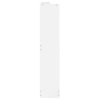 Botník bílý s vysokým leskem 59x17x81 cm kompozitní dřevo 342538