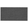 Nástěnné panely 12 ks tmavě šedé 30 x 15 cm textil 0,54 m² 343762