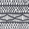 Macramé závěs antracitový 140 x 240 cm bavlna 323996