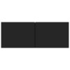 TV skříňky 2 ks černé 80 x 30 x 30 cm kompozitní dřevo 804536