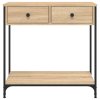 Konzolový stolek dub sonoma 75 x 34,5 x 75 cm kompozitní dřevo 834176