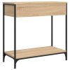 Konzolový stolek dub sonoma 75 x 34,5 x 75 cm kompozitní dřevo 834176