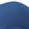 Klubové křeslo modré textil 356431