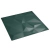 Nástěnné panely 24 ks zelené 50 x 50 cm XPS 6 m² diamant 356929