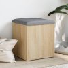 Úložná lavice dub sonoma 42 x 42 x 45 cm konstrukční dřevo 835035