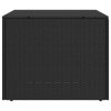 Zahradní úložný box černý 291 l polyratan 365336