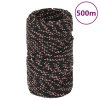 Lodní lano černé 2 mm 500 m polypropylen 152321