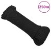 Lodní lano celočerné 3 mm 250 m polypropylen 152484