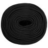 Lodní lano celočerné 8 mm 100 m polypropylen 152503